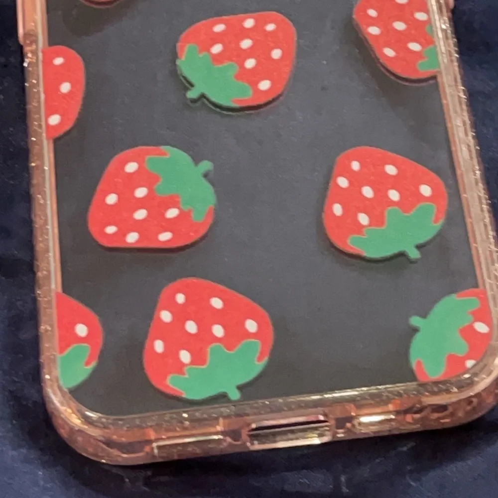 New strawberry iPhone 13 pro phone case